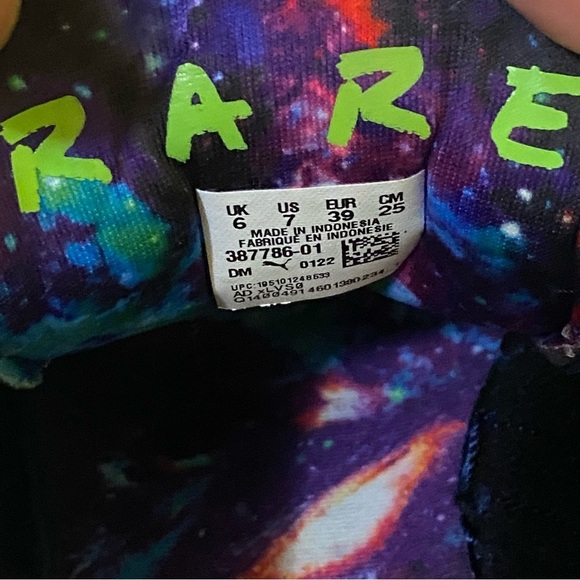 Puma Size 7 Blue Neon Green Suede Classic XXI LaMelo Ball Galaxy Sneakers NEW - Picture 11 of 11